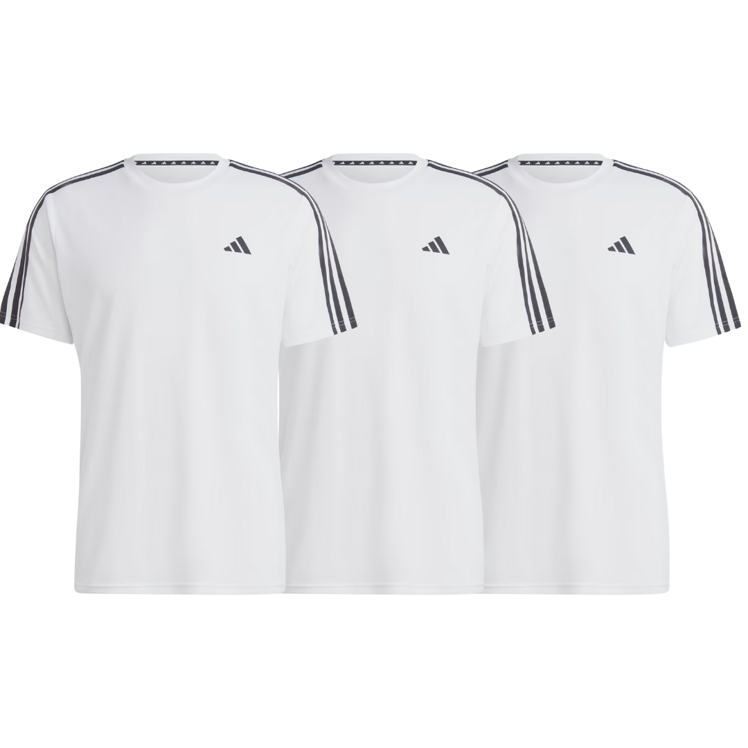 Adidas Essentials 3-Streifen-Trainingsshirt (Holen Sie sich 3 zum Preis von 1)