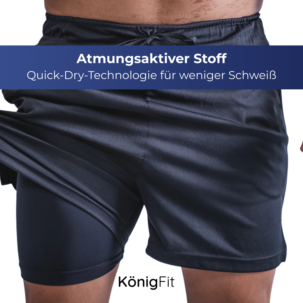 2-in-1-Kompressionsshorts-Set - KONIGFIT