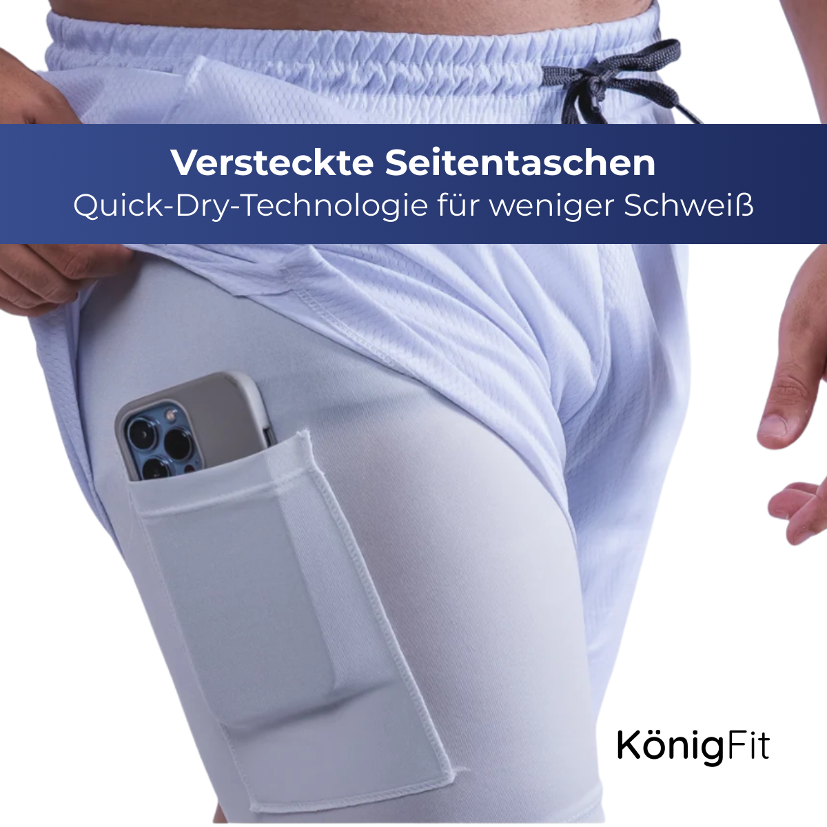 2-in-1-Kompressionsshorts-Set - KONIGFIT
