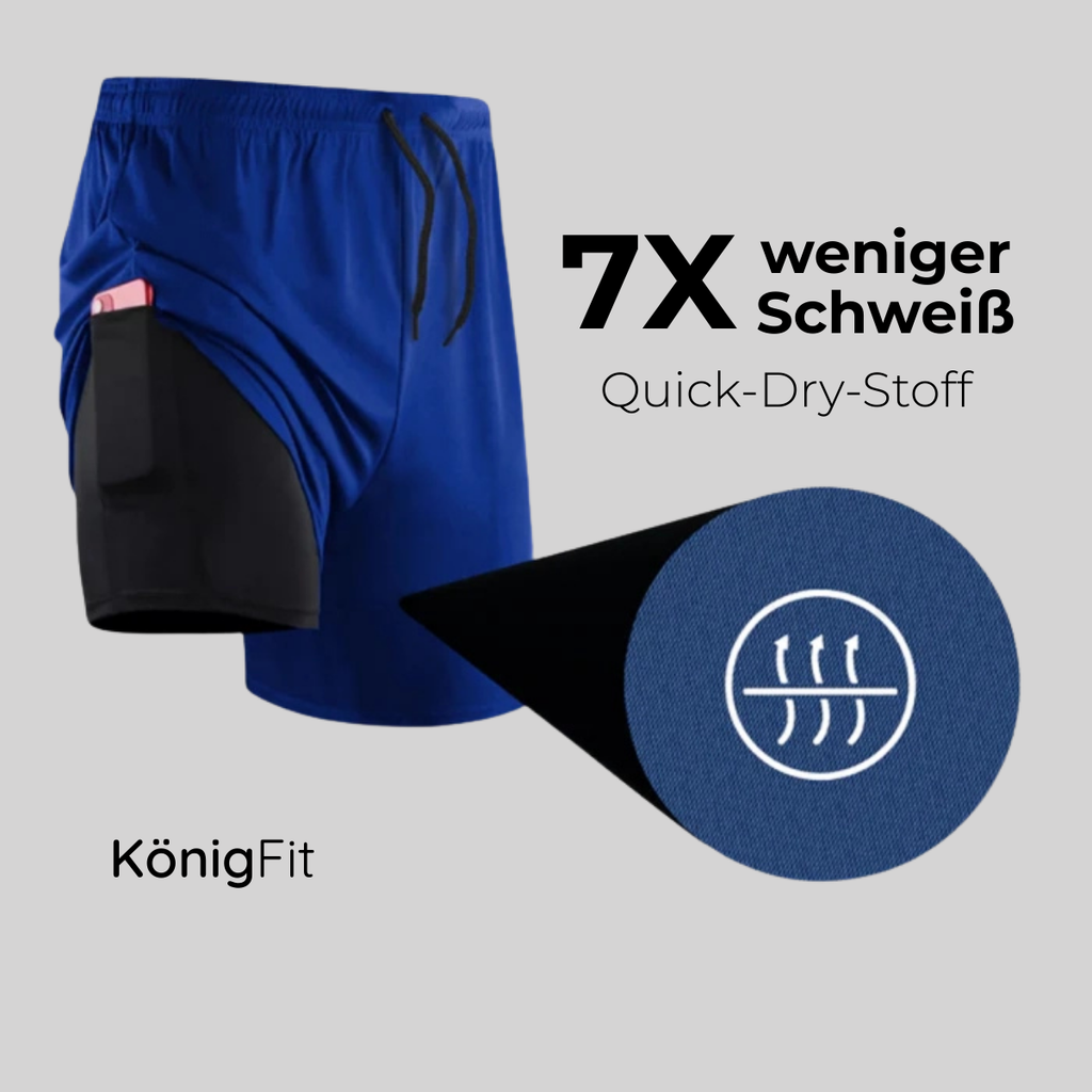 2-in-1-Kompressionsshorts-Set - KONIGFIT