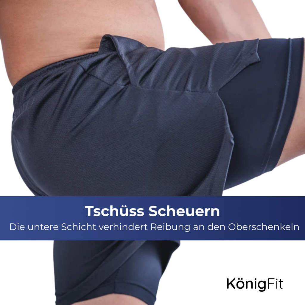 2-in-1-Kompressionsshorts-Set - KONIGFIT