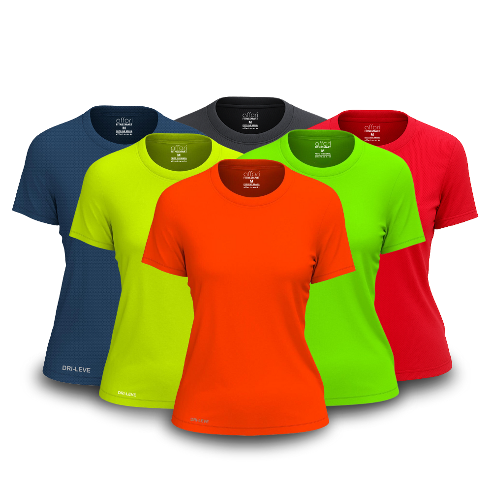 6-teiliges Damen T-Shirt Set - Anti-Schweiß - KONIGFIT