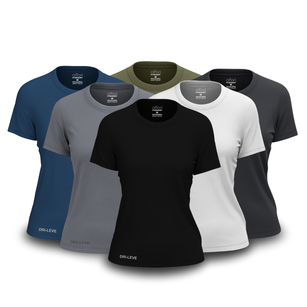 6-teiliges Damen T-Shirt Set - Anti-Schweiß - KONIGFIT