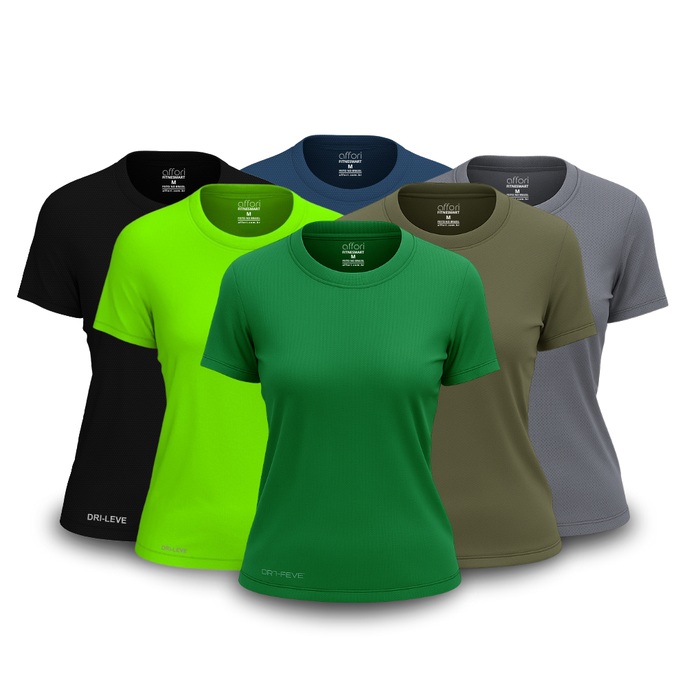 6-teiliges Damen T-Shirt Set - Anti-Schweiß - KONIGFIT