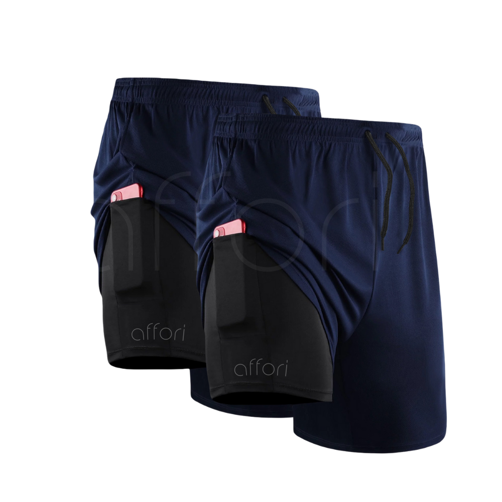 2-in-1-Kompressionsshorts-Set - KONIGFIT