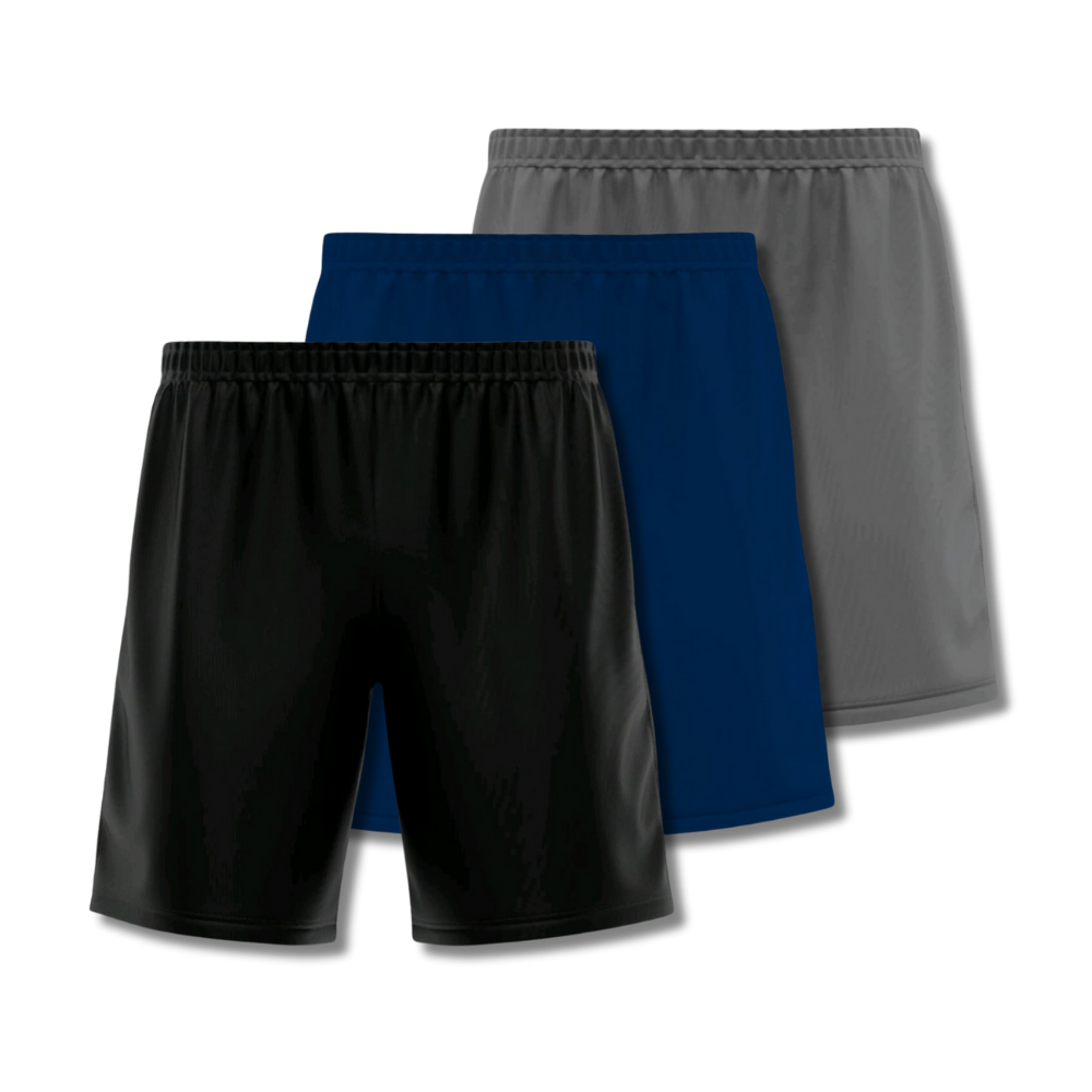 3-teiliges Shorts-Set für Herren – Anti-Schweiß und Anti-Geruch - KONIGFIT
