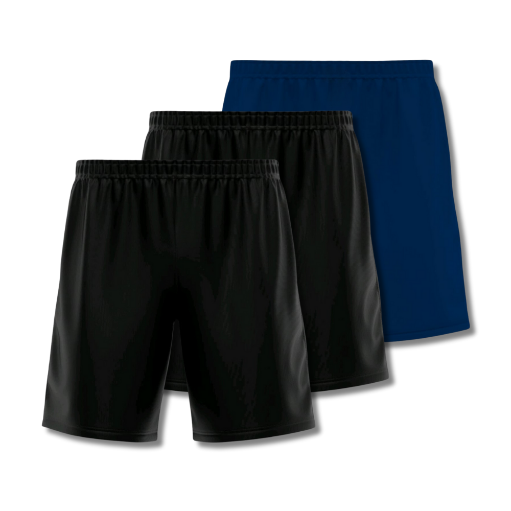 3-teiliges Shorts-Set für Herren – Anti-Schweiß und Anti-Geruch - KONIGFIT