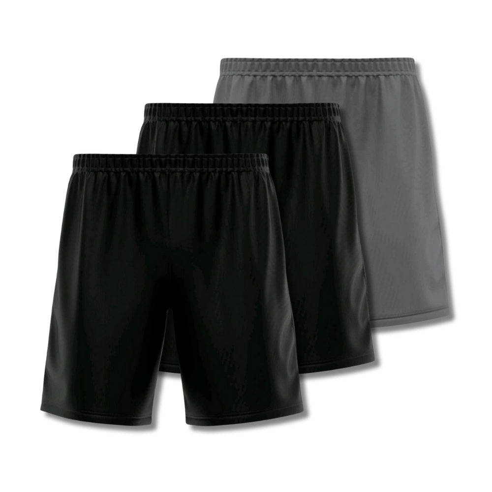 3-teiliges Shorts-Set für Herren – Anti-Schweiß und Anti-Geruch - KONIGFIT